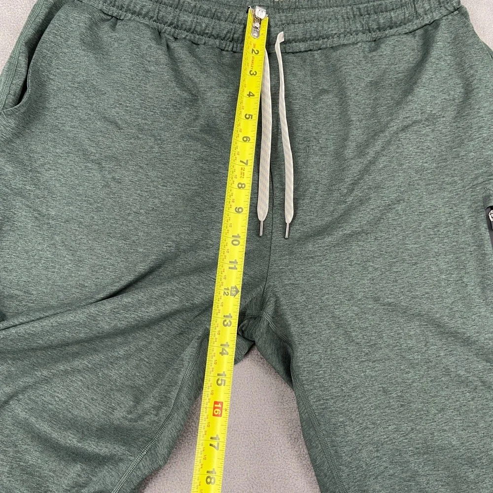 Vuori Sunday Performance Jogger Pants Men 2XL Heather Green High Rise Drawstring